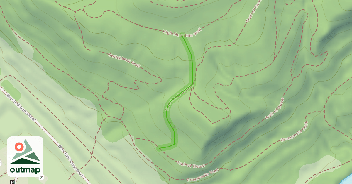 Map of Switchback Bypass