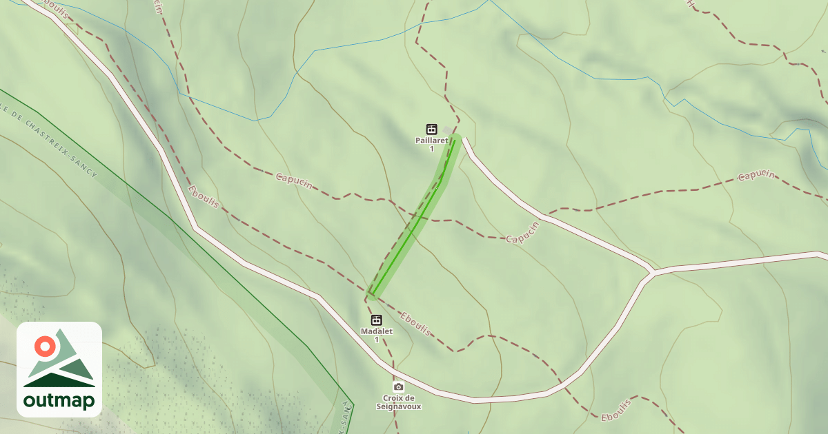 Map of Paillaret
