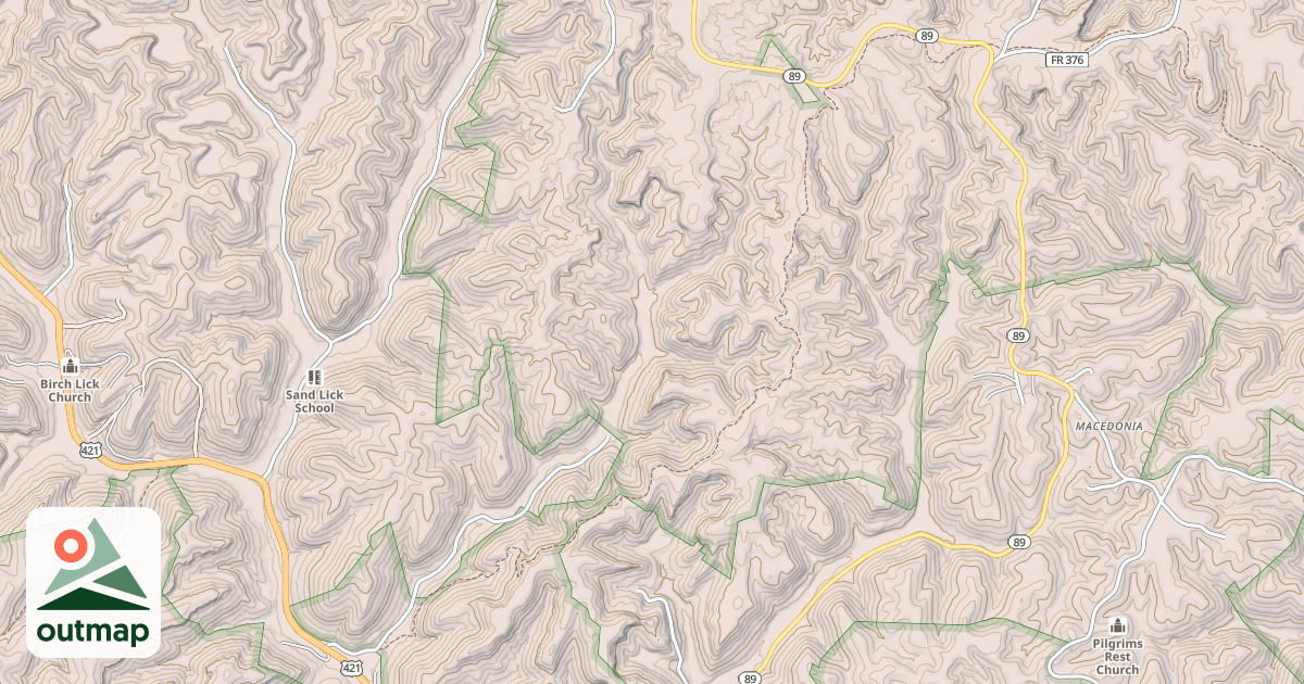 Map of USFS Motor Vehicle Use Map Trails 20629