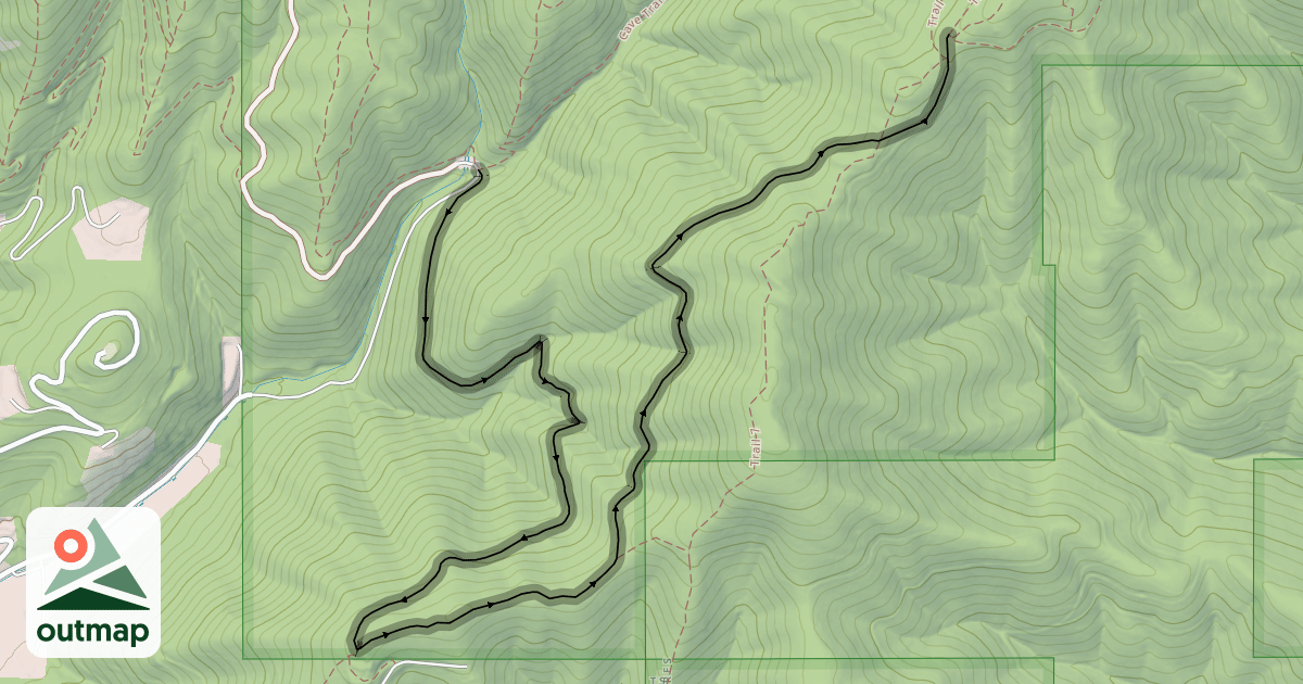 Map of Trail 8 "Penn Trail"