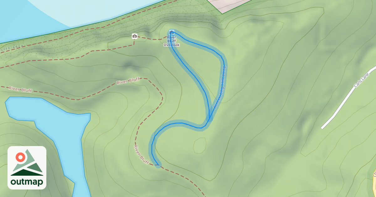 Map of Armstrong Hill Loop