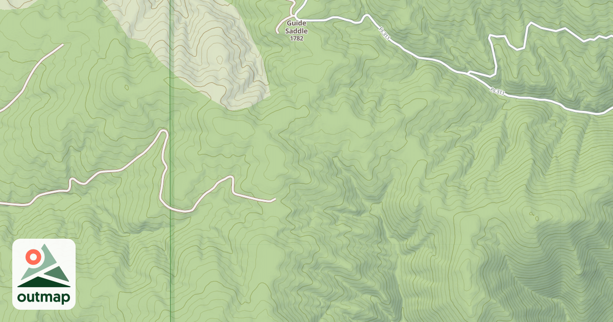 Map of (FDR) GUIDE SADDLE
