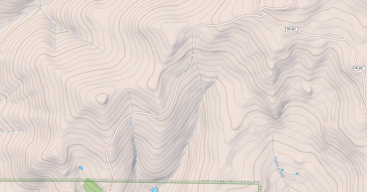 Map preview of BREECE CREEK