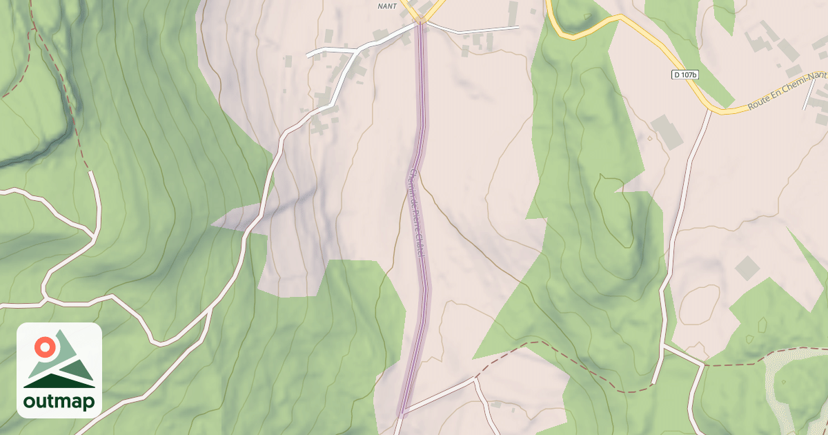 Map of Chemin de Pierre Châtel