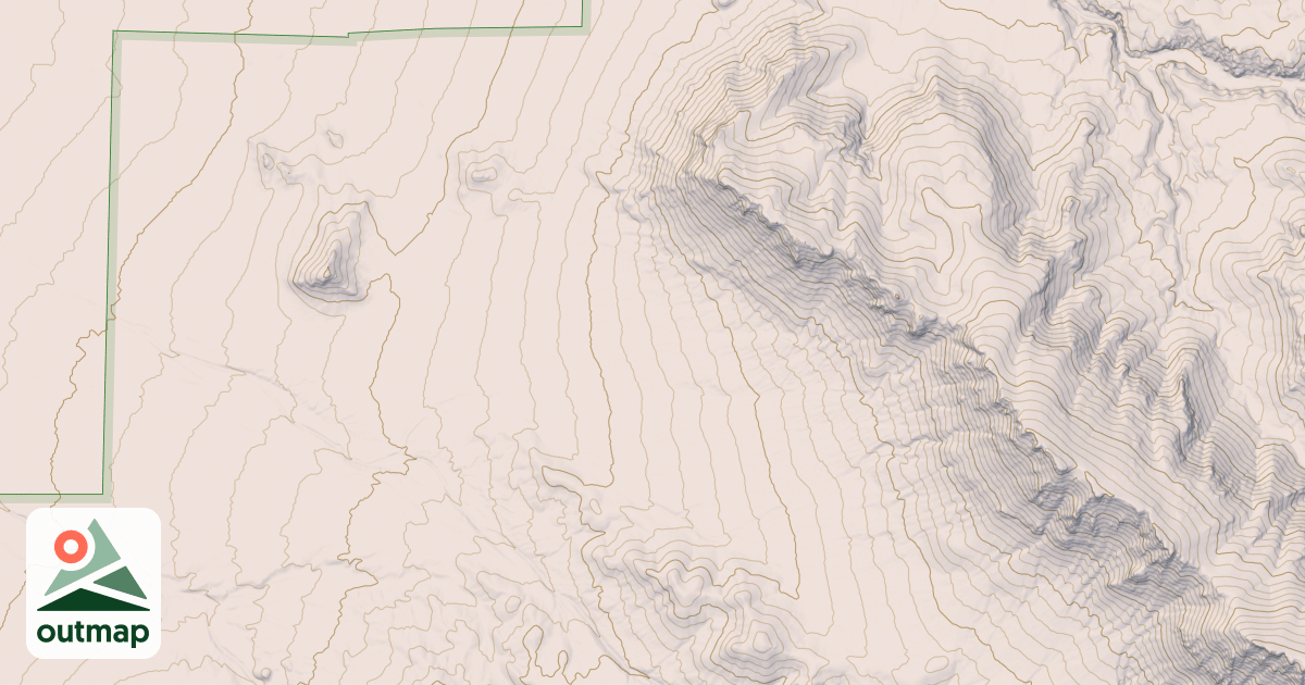 Map of HOODOO CANYON