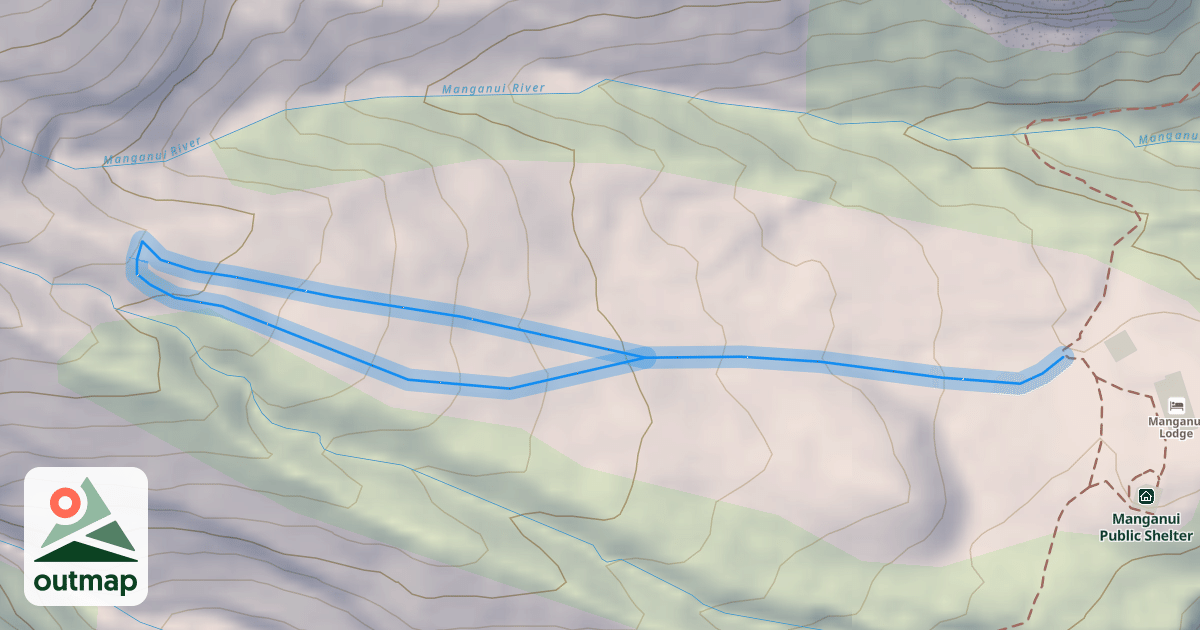 Map of Outlet Gully