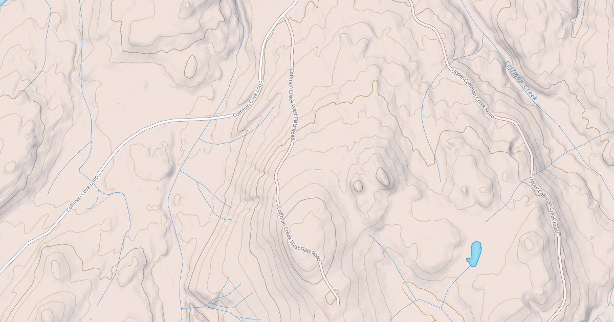 Map preview of COFFMAN CREEK WEST FLATS