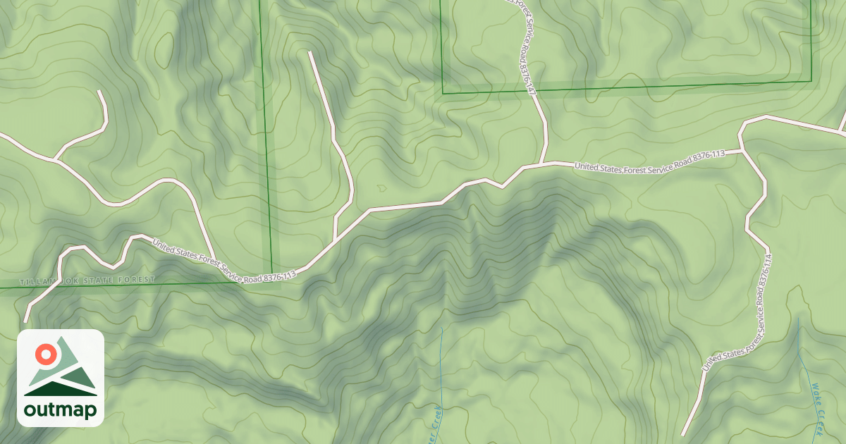 Map of BLAINE RIDGE