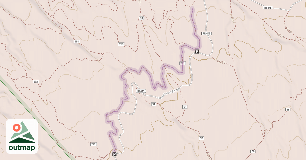 Map of Prickly Pear