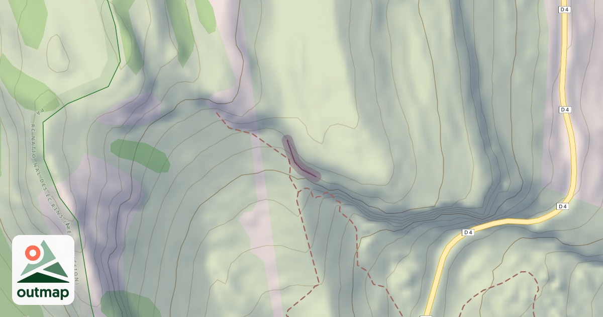 Map of Les vignettes - Initiation