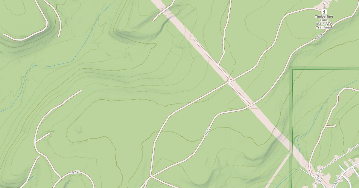 Map preview of TIMBERLINE ATV WARMUP LOOP W