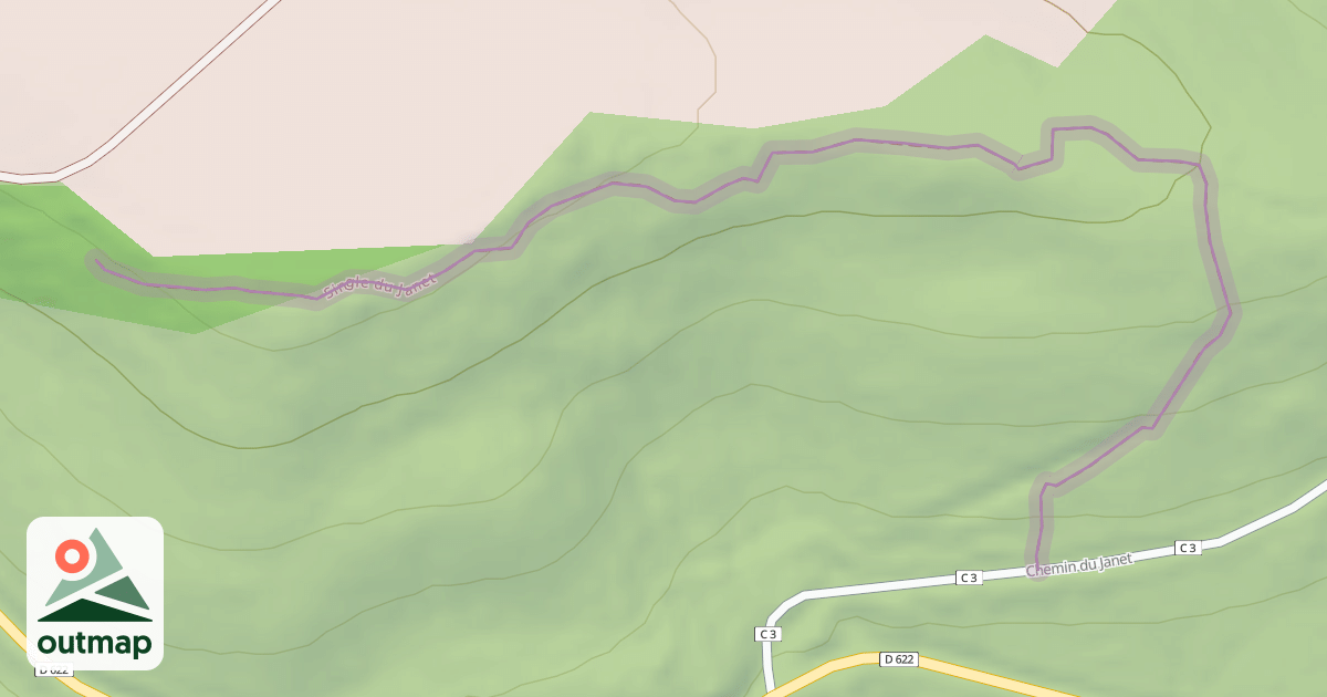 Map of Single du Janet