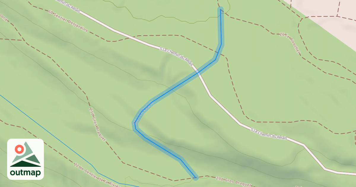 Map of 26a Le Couloir