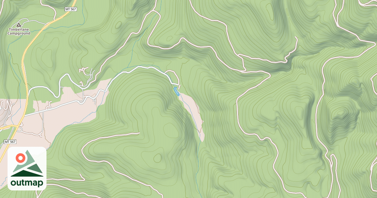 Map of DOAK CR BLUE MTN