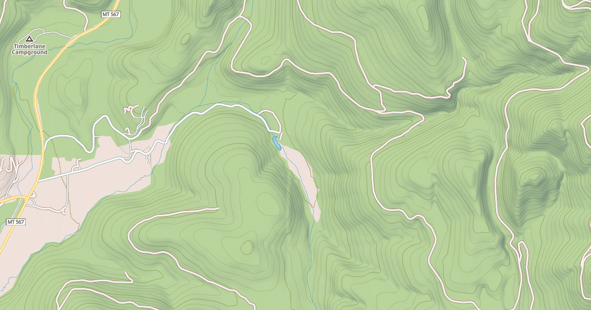 Map preview of DOAK CR BLUE MTN