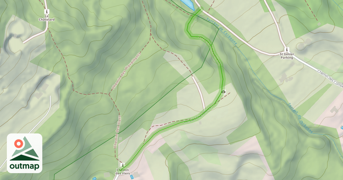 Map of Vers les Chevalières