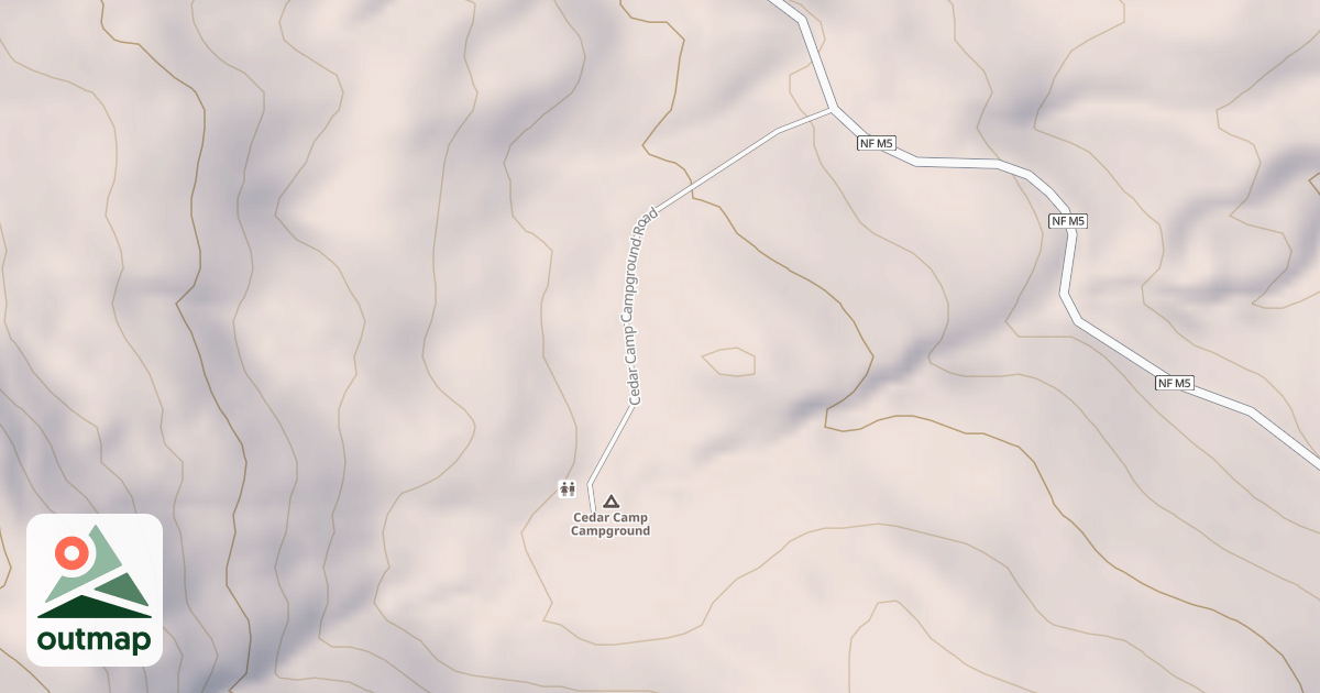 Map of CEDAR CAMP C.G.