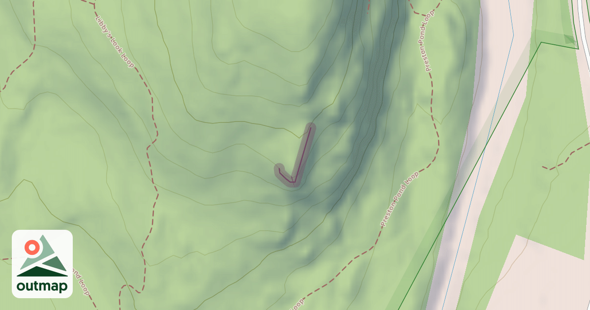 Map of Upper Upper West Bolton Shoulder