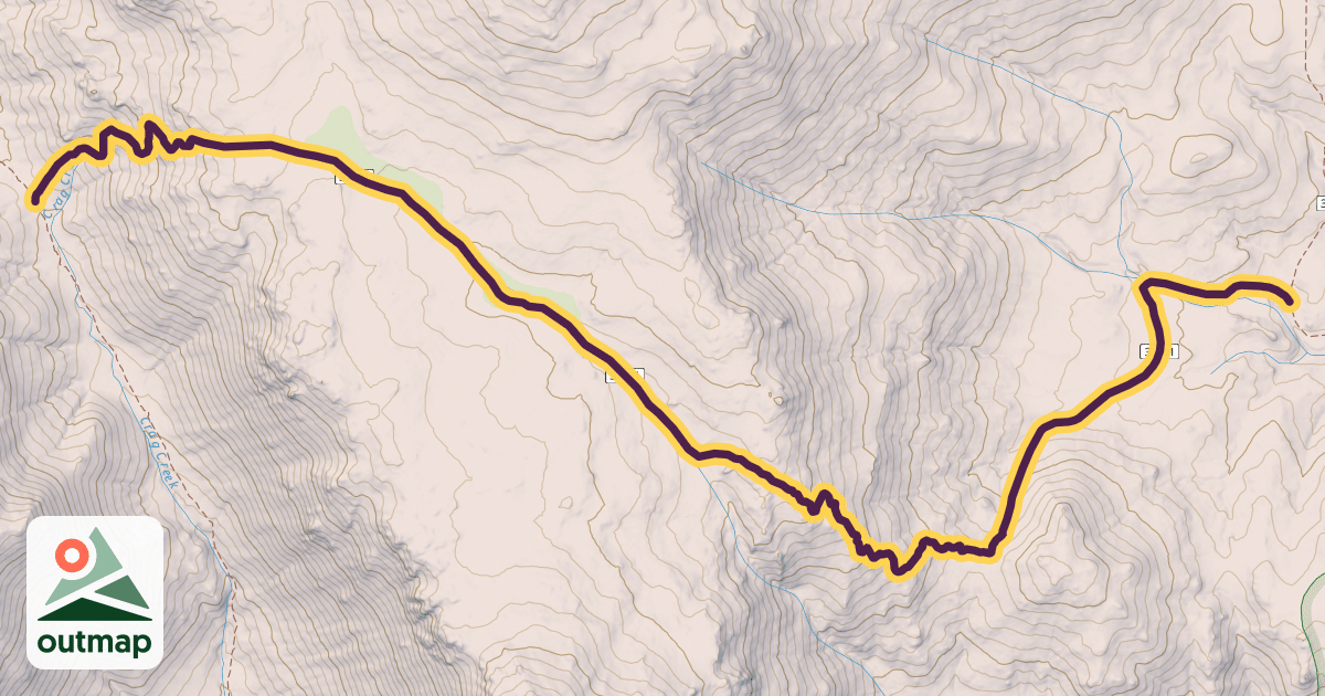 Map of Haiwee Trail