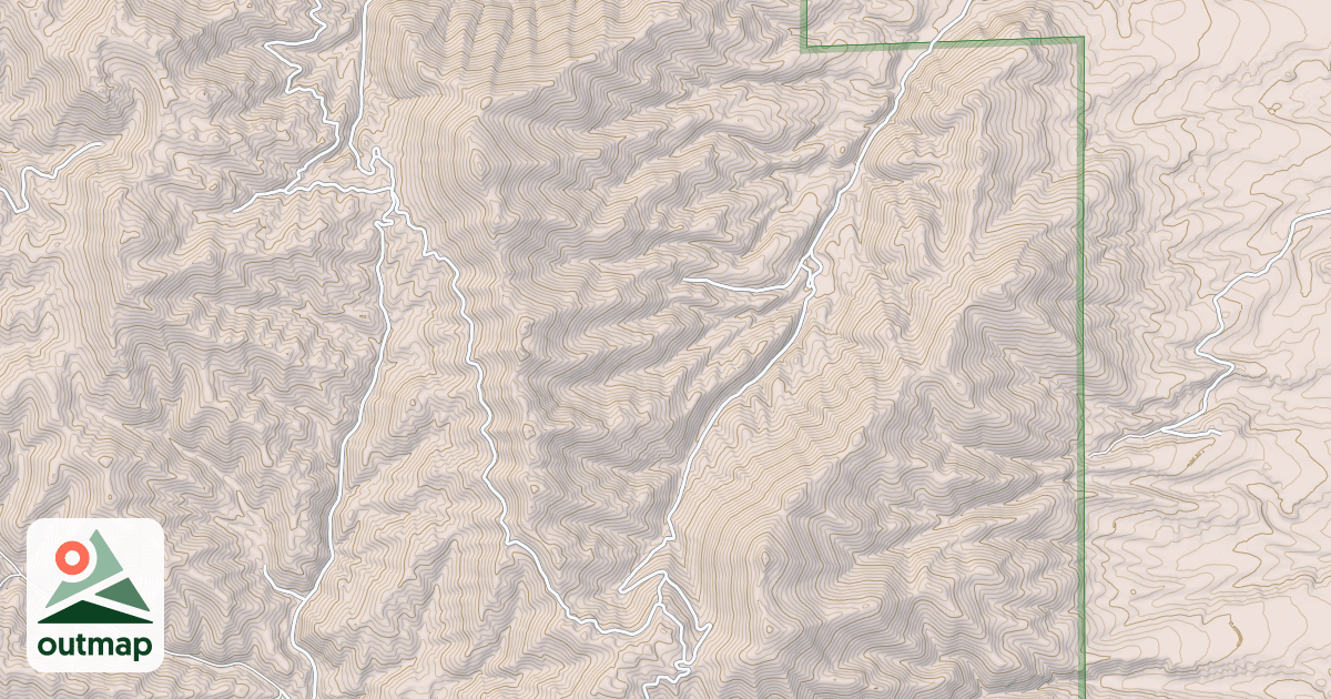 Map of UPPER SIDE CANYON