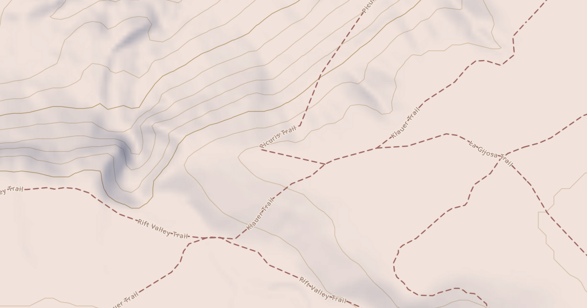 Map preview of La Gijosa Trail