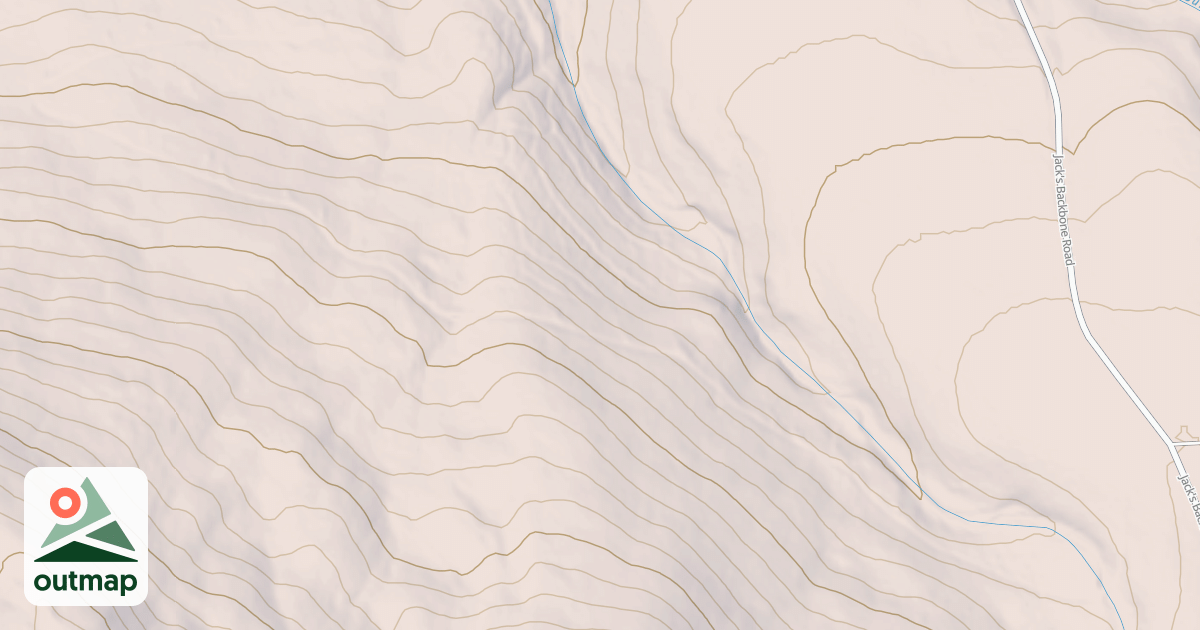 Map of BACKBONE SPUR