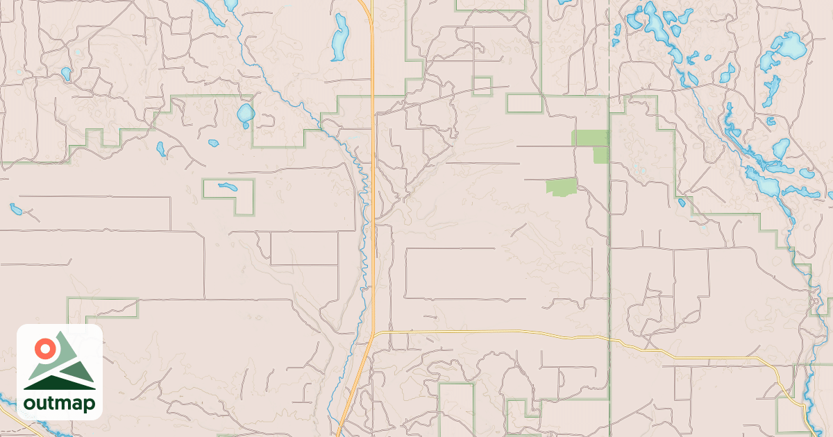 Map of Danaher Plains Trail