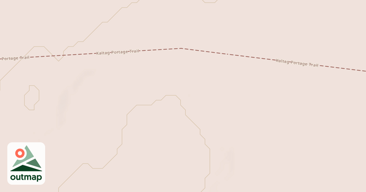 Map of Willow to Nome Winter Trail