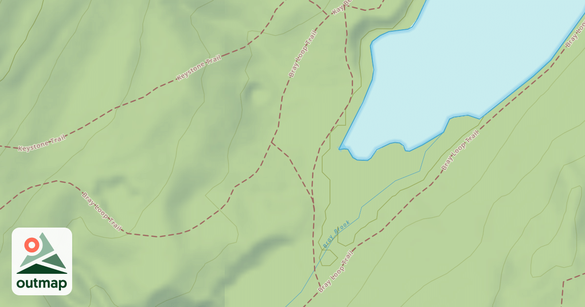 Map of Bray Loop Trail