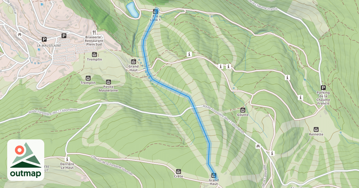 Map of Le Tétras