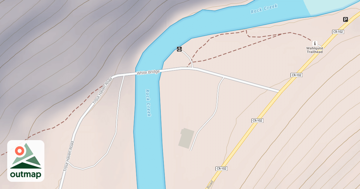 Map of WAHLQUIST BRIDGE