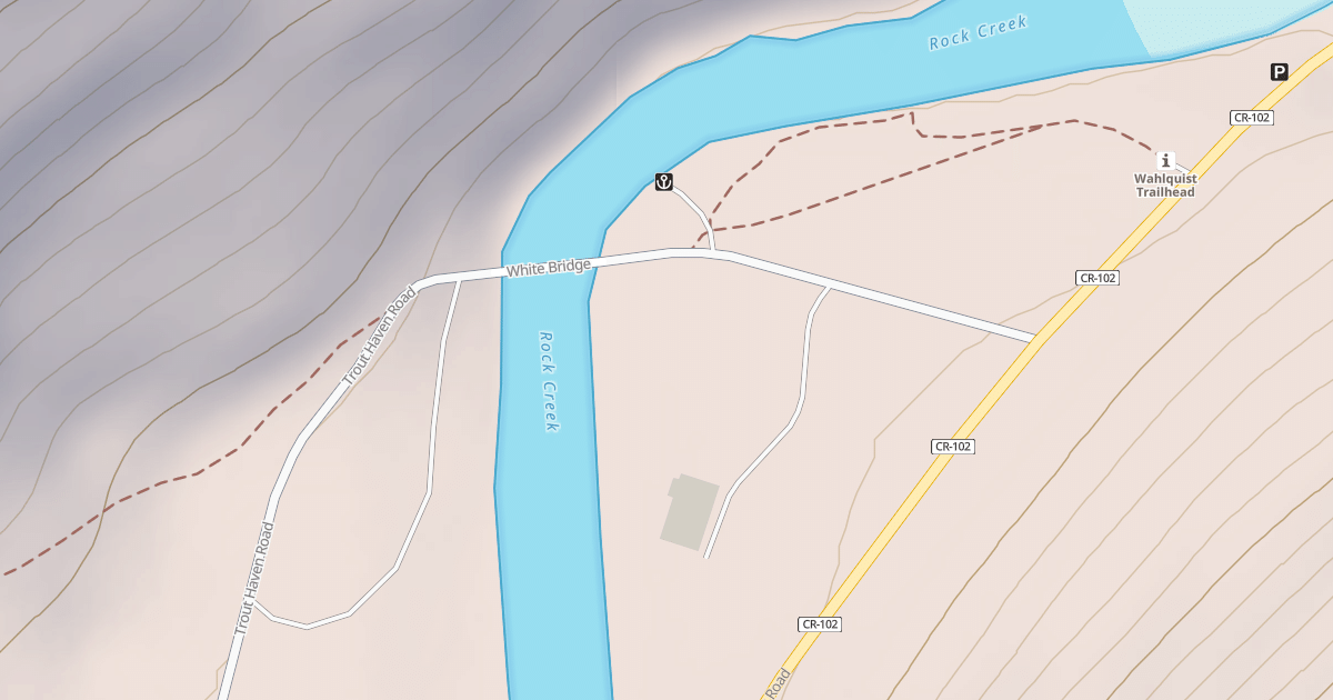 Map preview of WAHLQUIST BRIDGE