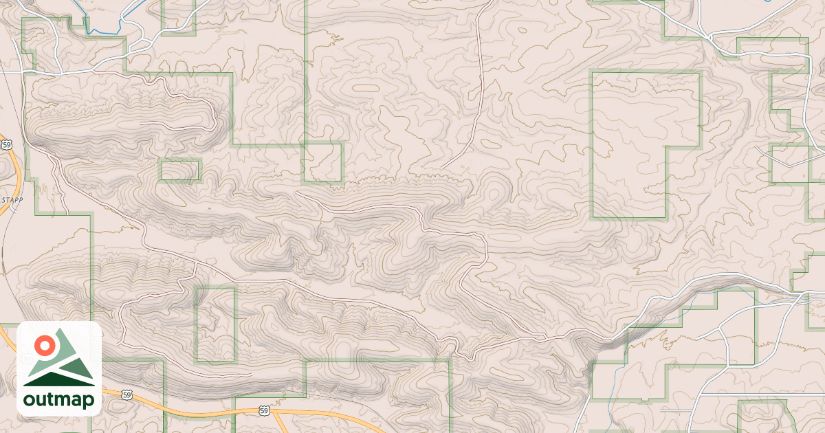 Map of MCMURTERY HOLLOW