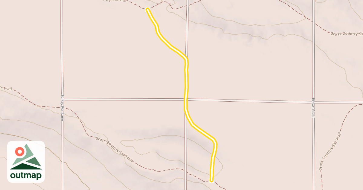Map of Cross-Country Ski Trail