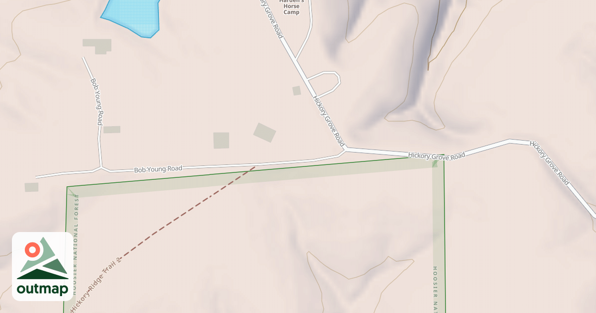 Map of BRANNAMAN BRANCH SOUTH