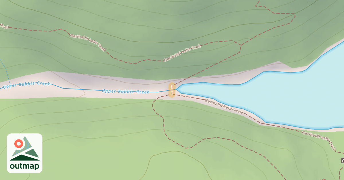 Map of Garibaldi Lake Trail