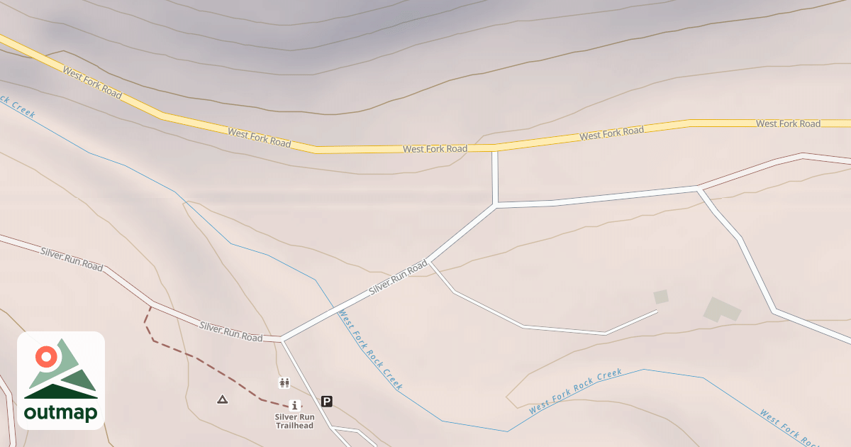 Map of SILVER RUN