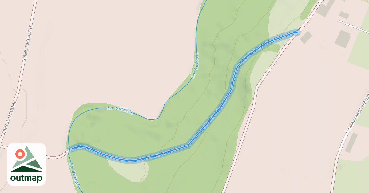 Map of Chemin de Lacoste