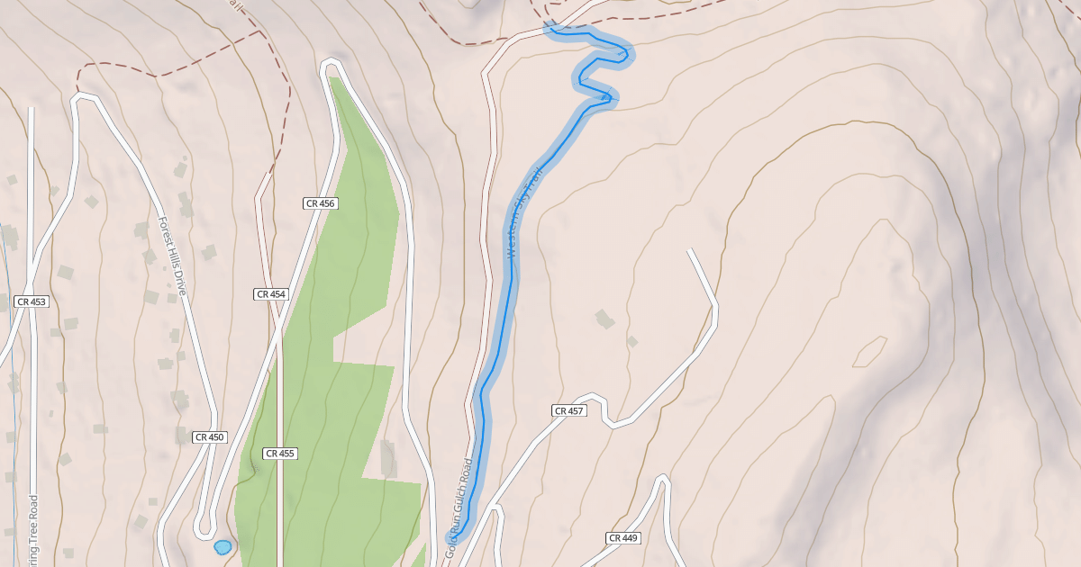 Map preview of Western SkyTrail