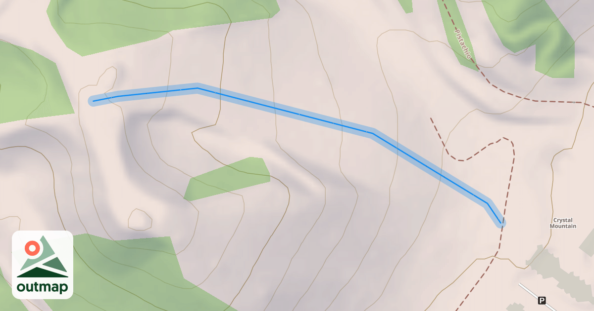Map of Cheers to Lou (Nastar Course)