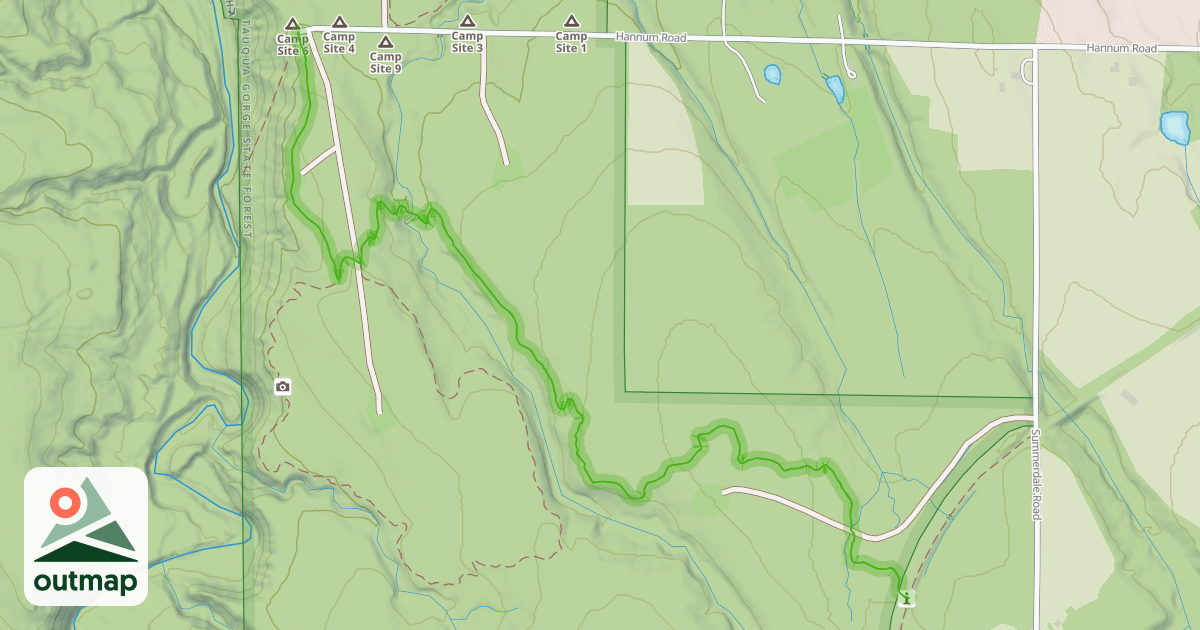 Map of Fred J. Cusimano Westside Overland Trail
