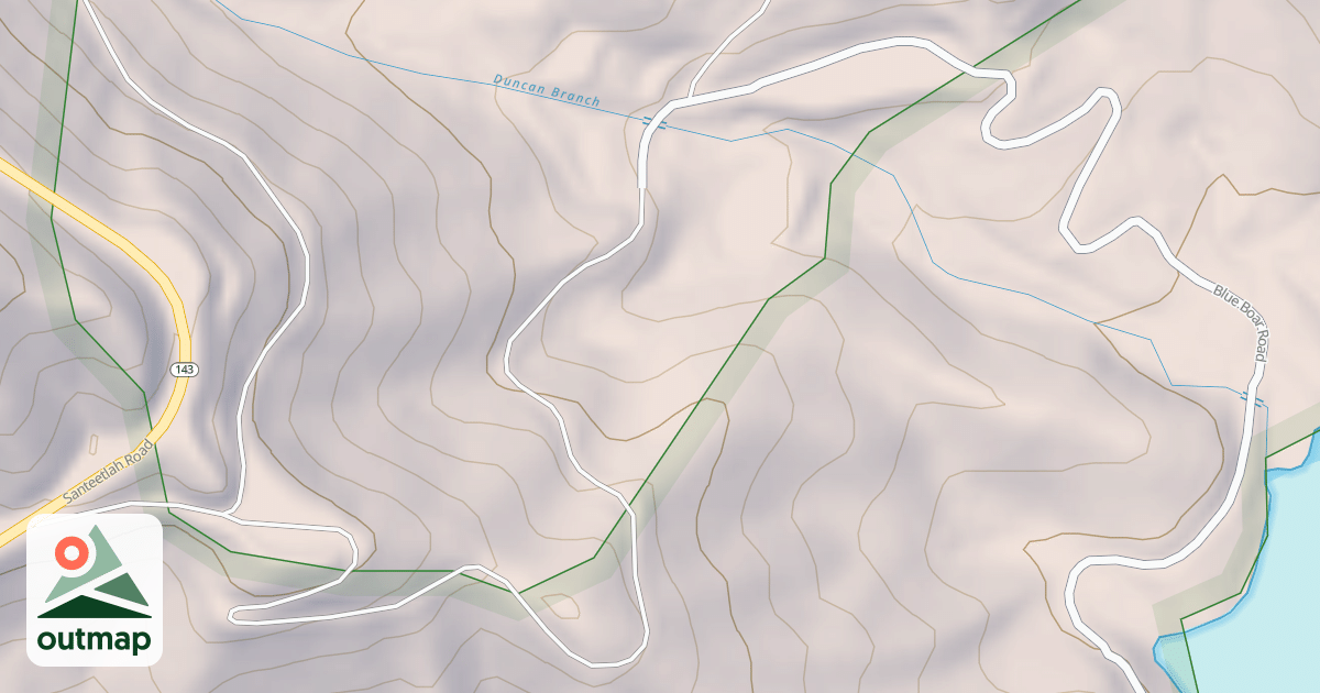 Map of BLUE BOAR LODGE