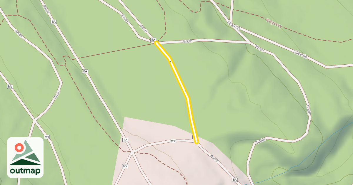 Map of Banff