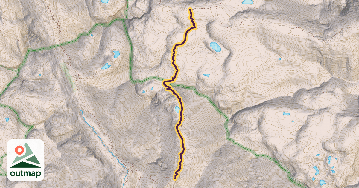 Map of Shotgun Pass Trail