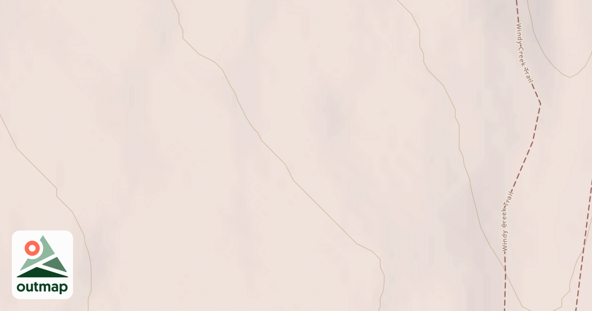 Map of Windy Creek Subsistence Ohv Trail