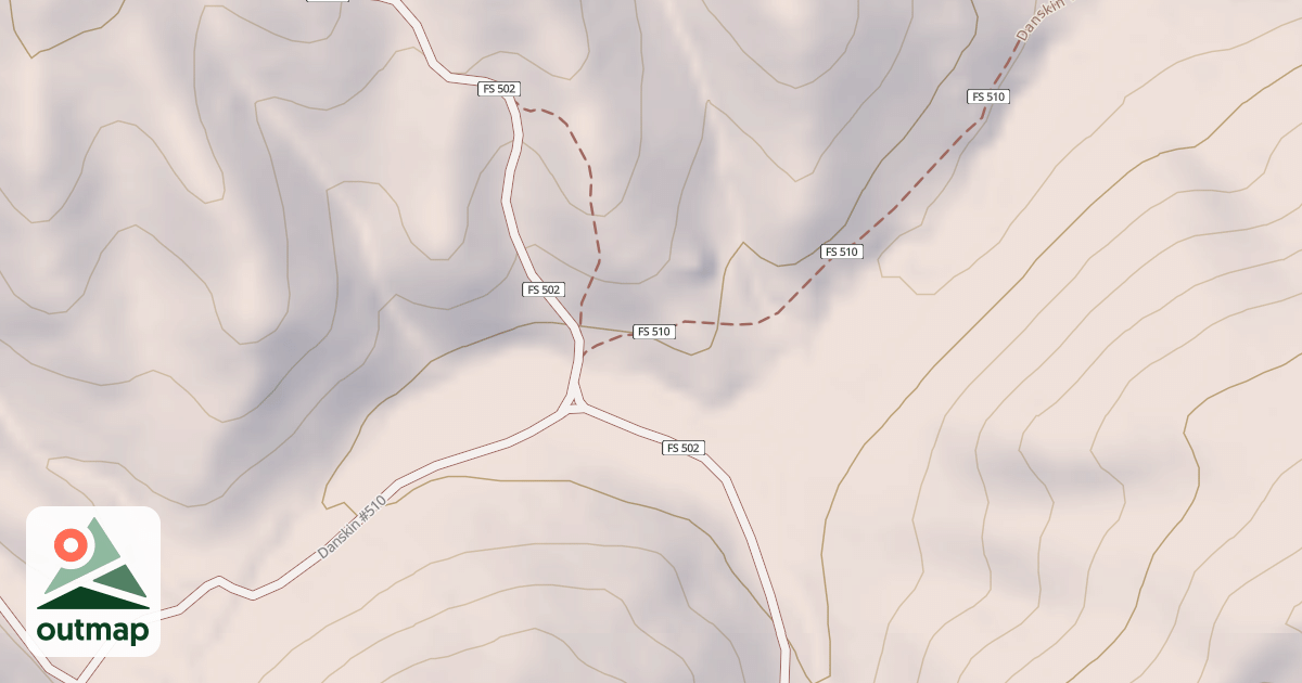 Map of Danskin #510