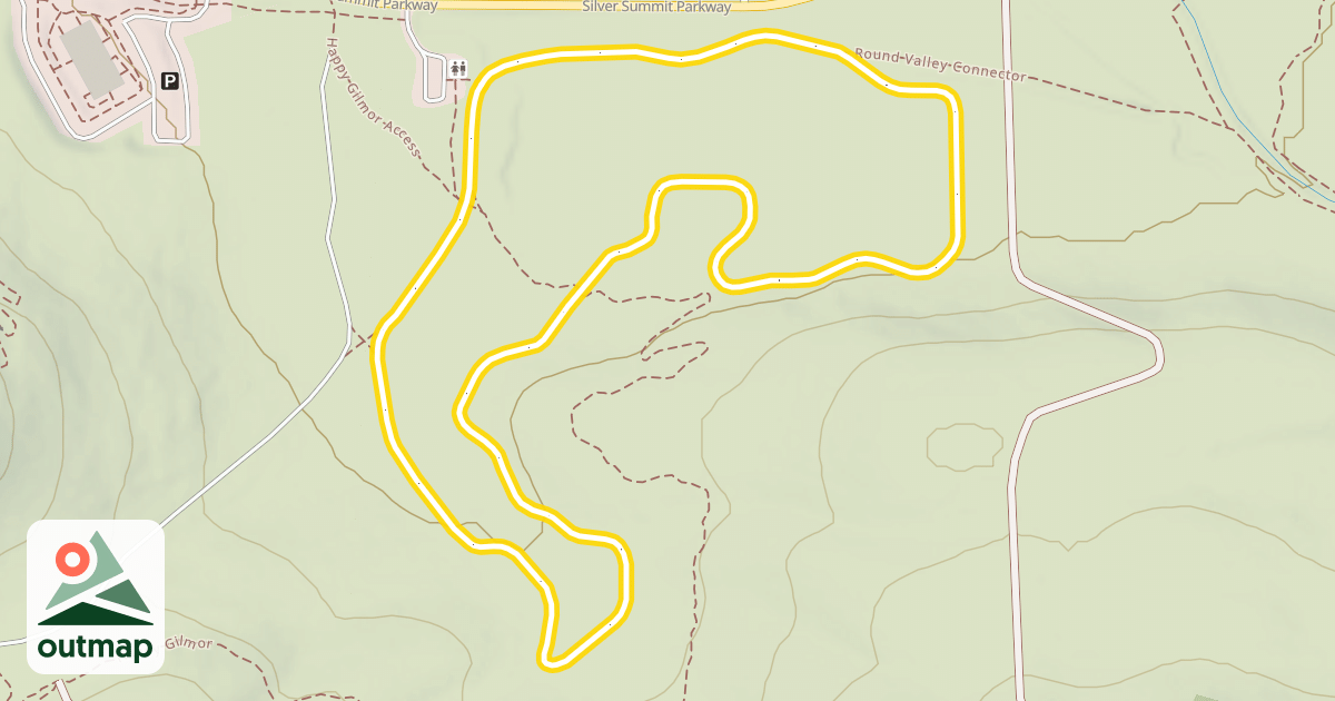 Map of Crooked Mile