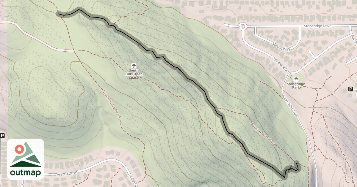 Map of Ridge Trail
