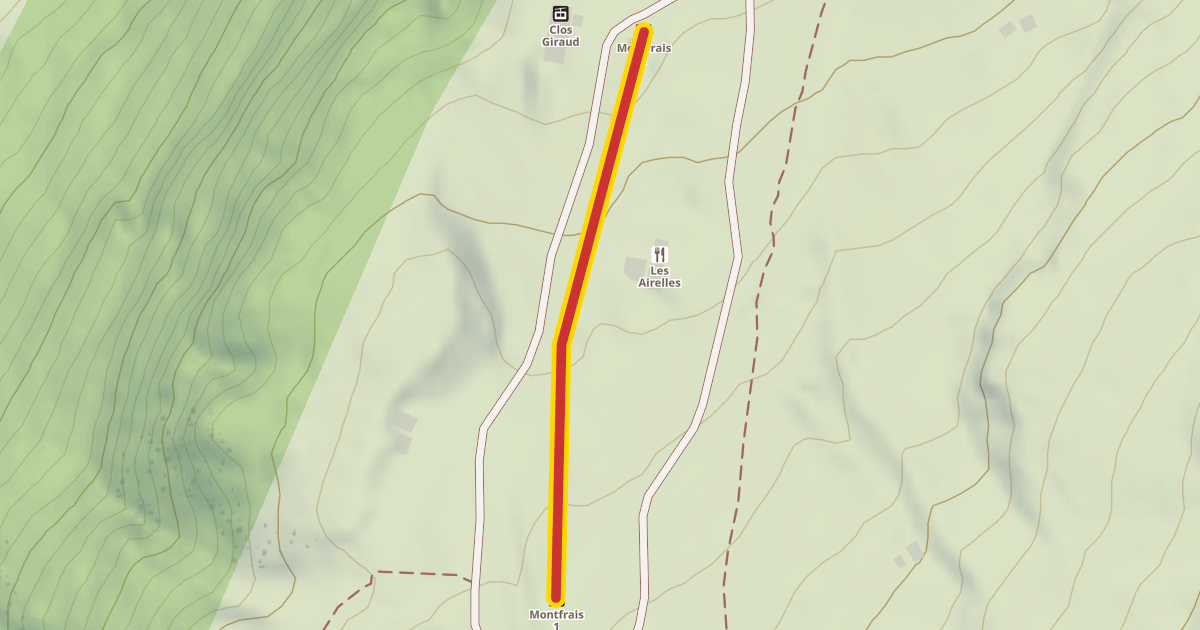 Map preview of Montfrais 1