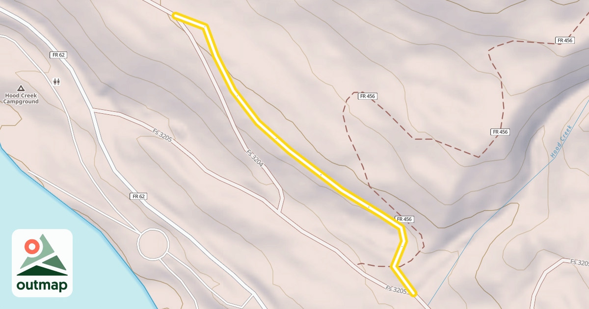 Map of Hyalite Canyon Trail